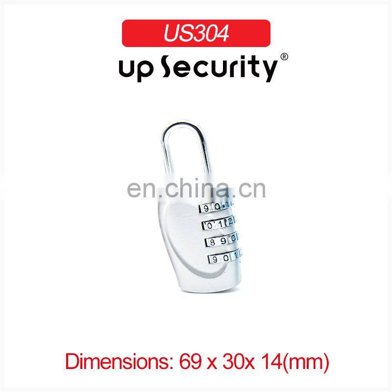 Factory produce Amazon hot selling GYM Locks 4 digit briefcase combination lock Luggage