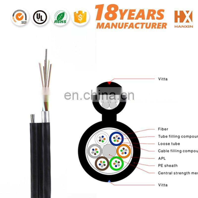 GYTC8S GYXTC8S Outdoor armoured fig8 sefl-supporting fiber optic cable