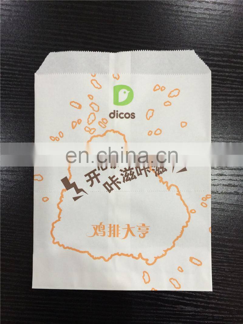 HSD400 Small Mini Used semi Automatic Flat V Bottom Food Shopping Paper Bag Making Machine