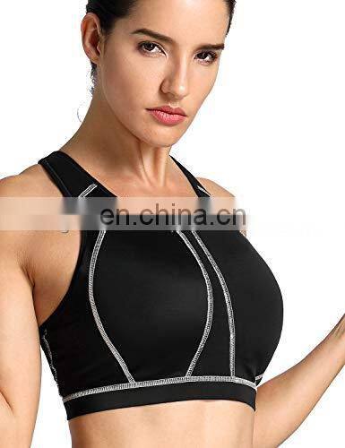 Custom Design Printed Gym Yoga Sports Inner Wear Fitness Bra Seamless Bodybuilding Sport Bra