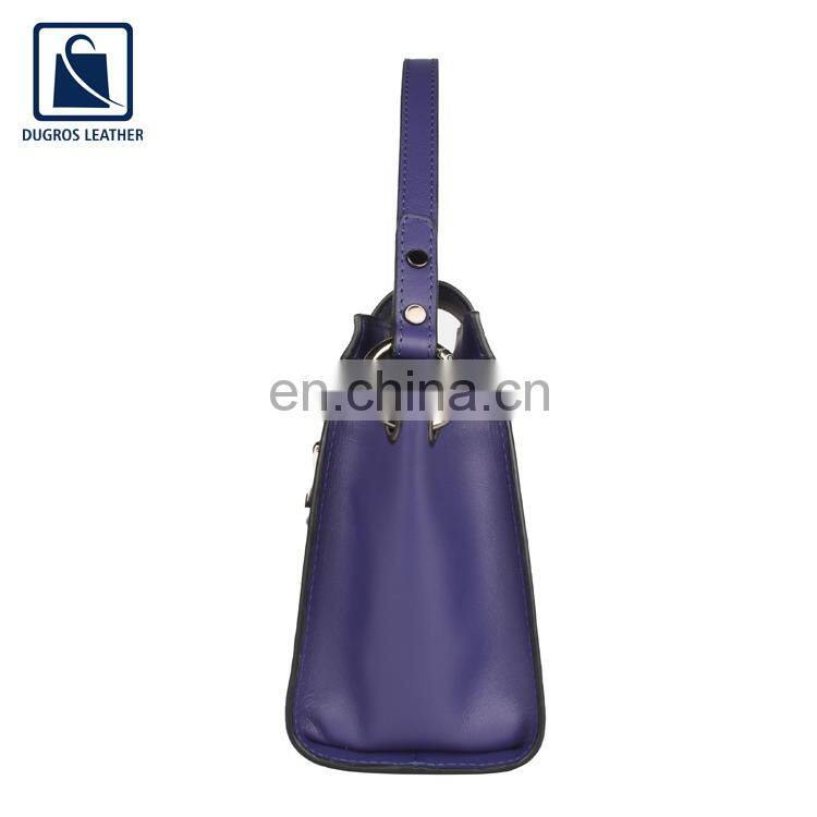 Bulk Exporter Selling Chairman Lining Material Flap Closure Type Matching Stitching Genuine Lather Women Sling Bag at Low Price