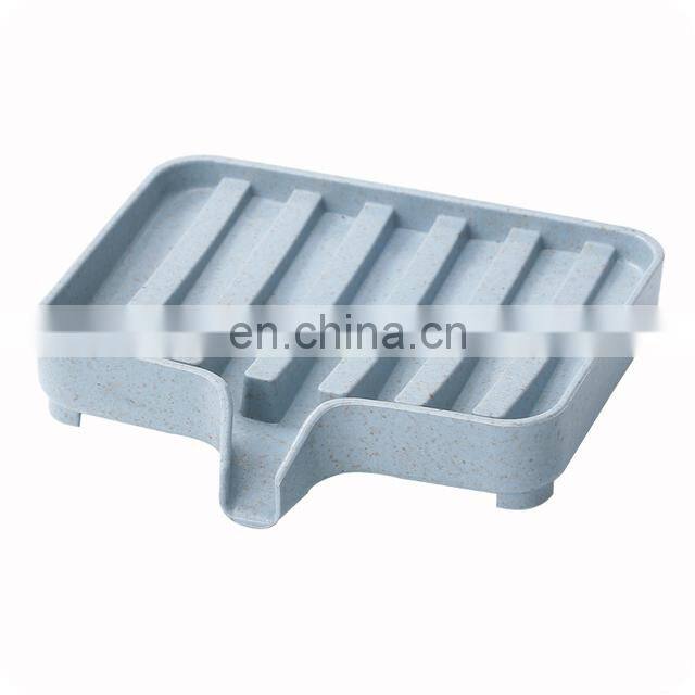 PP Wheat Straw Storage Rack Drain Soap Box Tray Soapbox Shower Soap Tray Tool Soap Dish Plate Holder