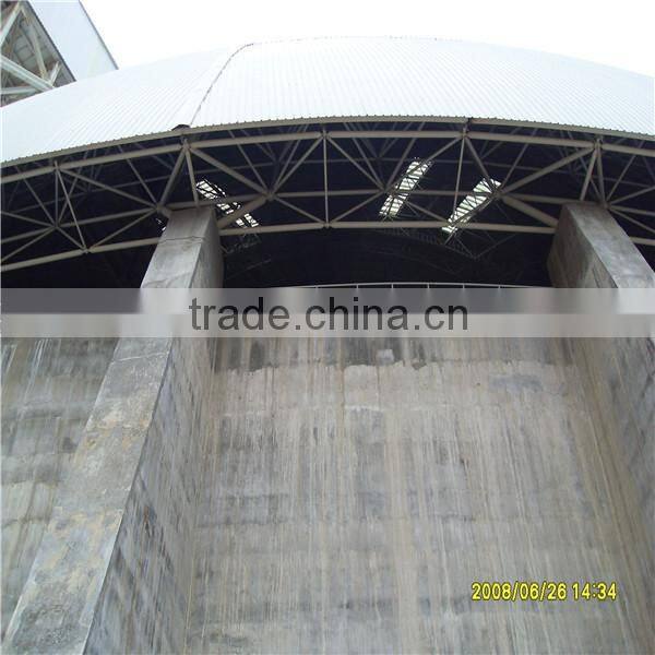 Light steel structure dome coal storage house