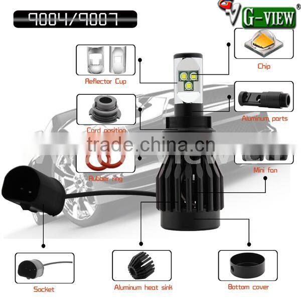 2015 Newest 9004/7 hi/lo 40w 9007 led headlight ,car led headlight 4000lm