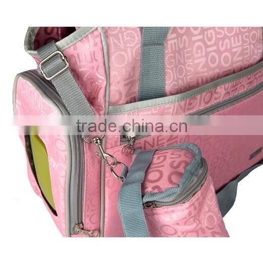 "Pattern of PU mummy bag, diaper bag "