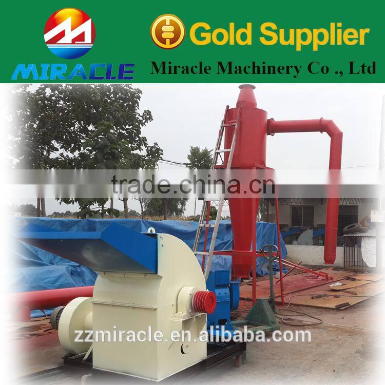 Crusher machine of wood process for wood pallet block making machine