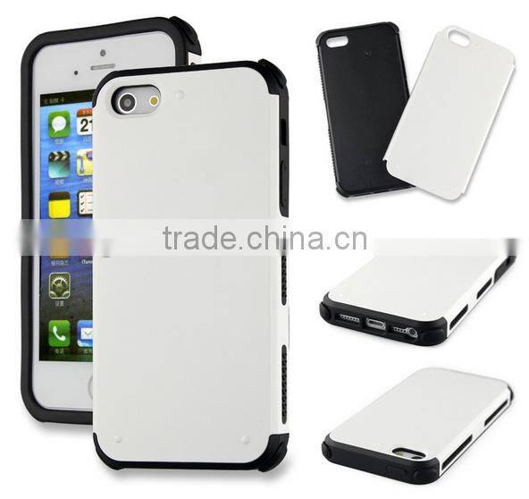 2015 Newest Colorful Tough Slim Armor combo Case Strong Shockproof for IPhone5/5S Case Cover back case
