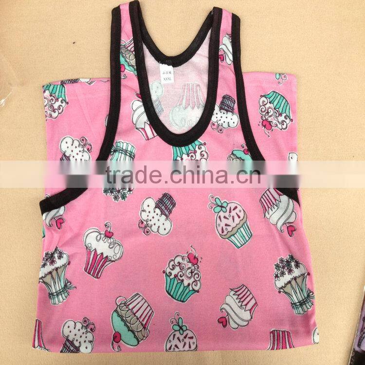 0.54USD Fashional High Quality Cheappest Assorted-Styles Man Cotton Singlet / Mixing Colours Min Order 1200pcs (kcbx006)