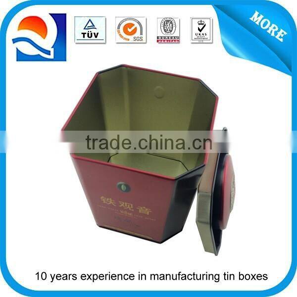 wholesale gift tea tin box by China supplier