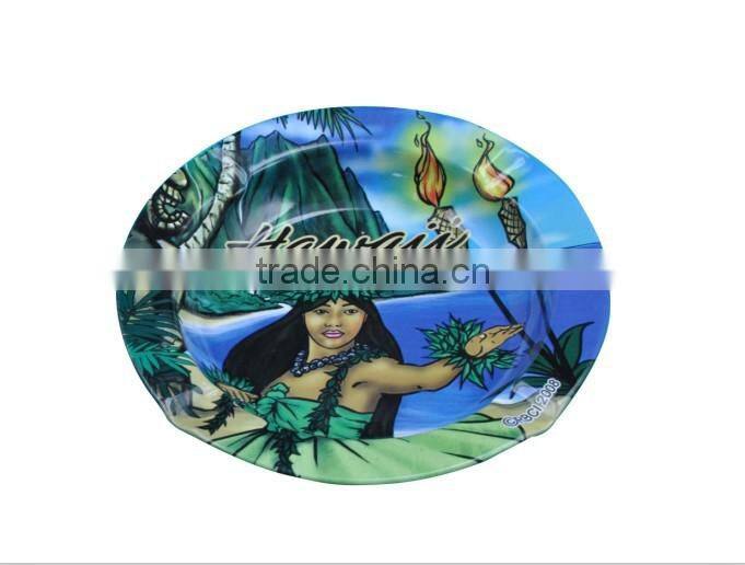 SGS approved round candy tray tin box