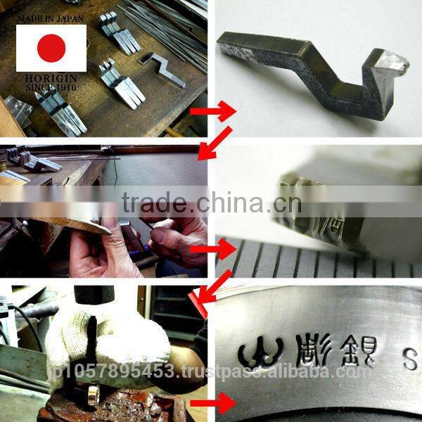 Accurate and Reliable hand stamp punch for jewelry marking with durable made in Japan