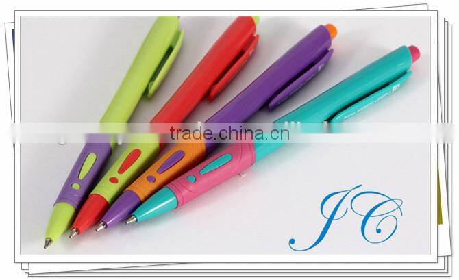 Comfortable Plastic Colorful Ballpoint Pen