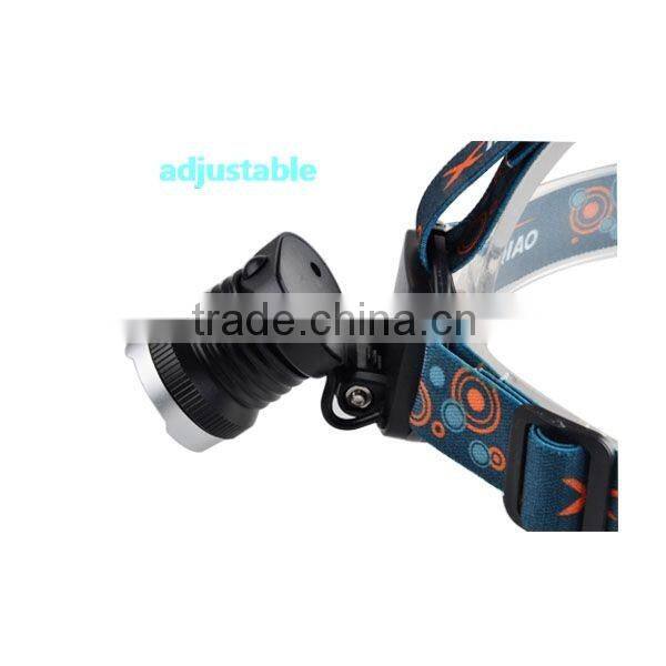 Rechargeable uv light headlamp 390-395nm 5w black light headlamp