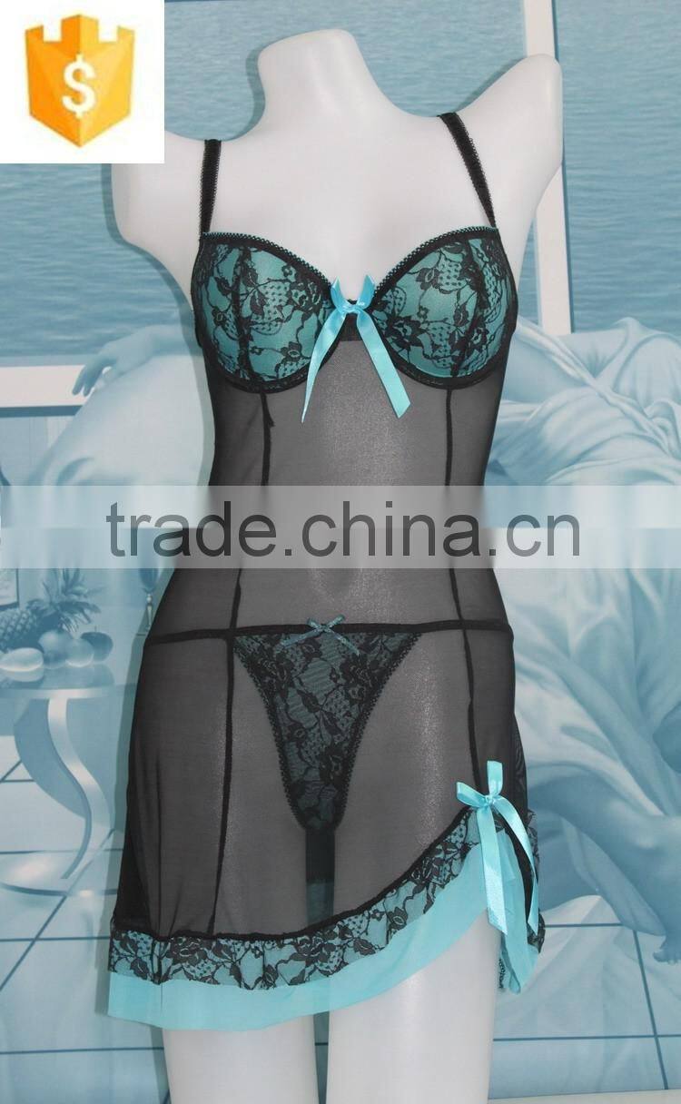 high quality sexy babydools lingerie, 2016 new arrival wholesale sexy lady lingerie nighty