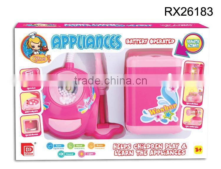 Electrical appliance kitchen kids cooking play set toys game kitchen