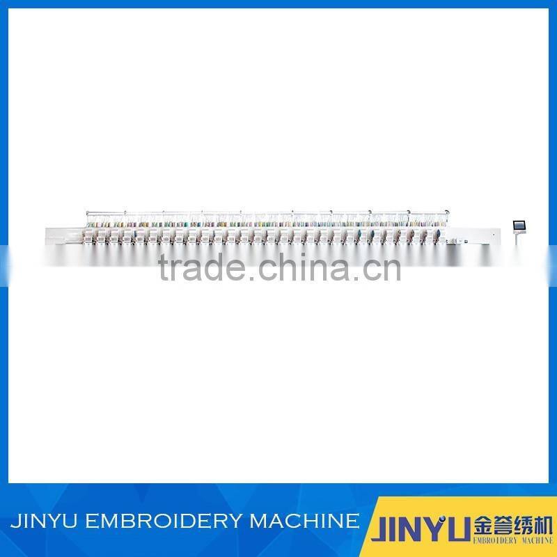 High speed 24 head flat embroidery machine/flat computerized embroidery machine