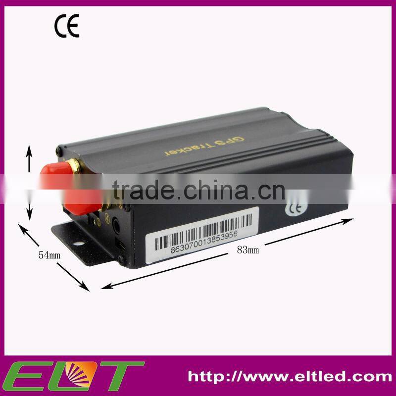 TK103A+ GPS vehicle tracker support SD card dual sim card central rock GPS vehicle tracker