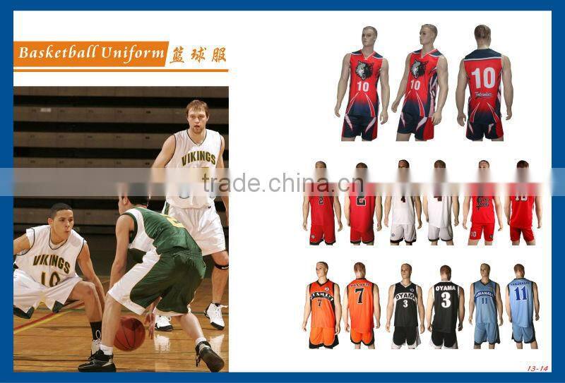 High quality cool basketball jersey designs
