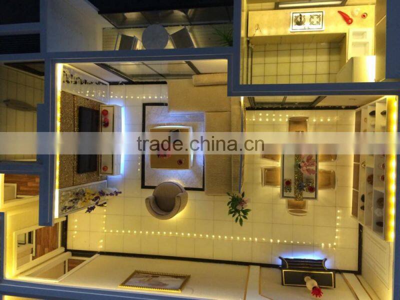 Exquisite House Type Scale Model for Sale with Nice Furniture