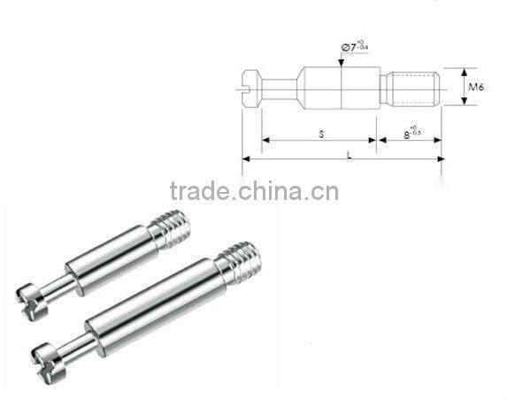 Steel Connecting screw bolt in furniture