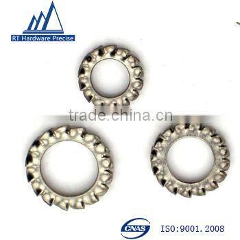 Outside more tooth gasket lock washers M3, M4, M5, M6 - M8 - M10 - M12
