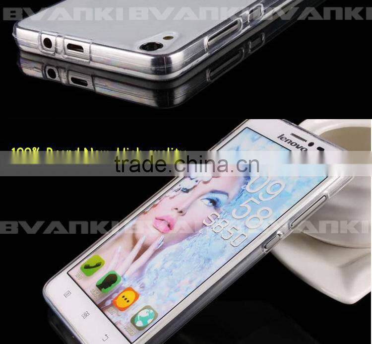 new arrived case cover for Lenovo s850 case Ultra Thin Crystal Clear Rubber Soft Case high quality new products wholesale price