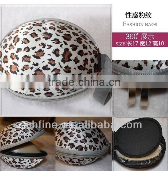 CFBCS5-00003 Polka dots EVA hard shell bra bag organizer