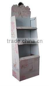 4 tiers cardboard display stand