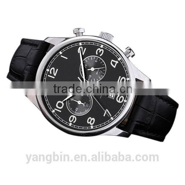 Top selling famous geneva stainless steel stylish quartz watch