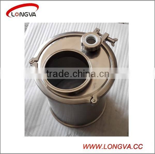 santiary stainless steel solvent storage tank