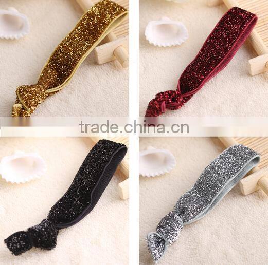 5/8'' glitter elastic- sparkle elastic- shinny elastic hedband- mixed glitter elastic