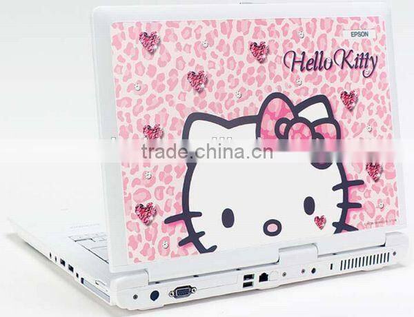 Factory custom 2015 new fashion design hello Kitty laptop stickers