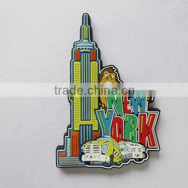 Silicone fridge magnet,PVC magent,New York magnet,Statue of Liberty magent