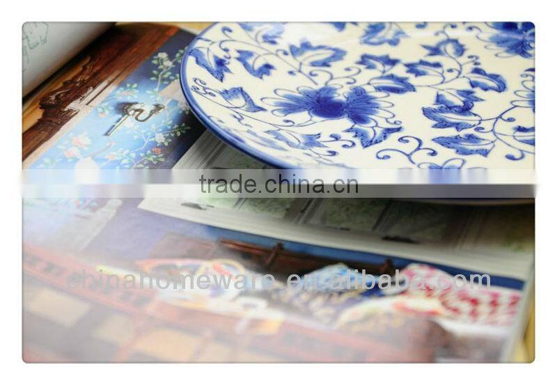 blue and white fine quality porcelain plate