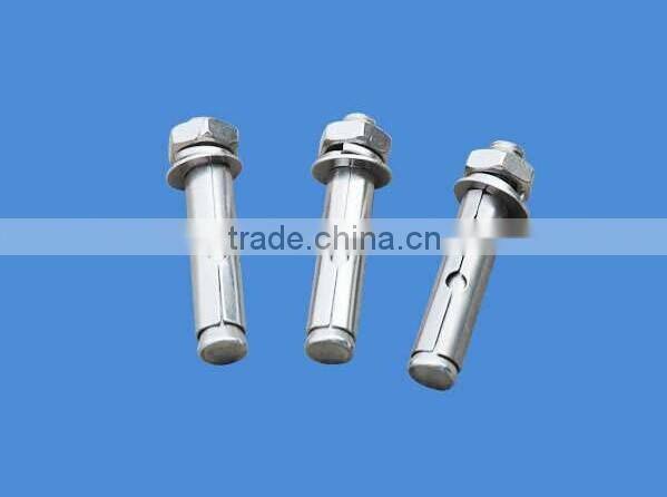 china supplier stainless steel expansion sleeve anchor bolts
