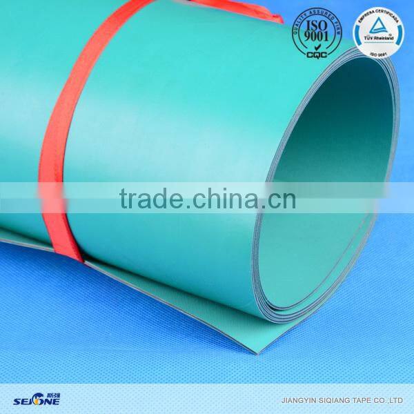 2.0mm green/green timing belts rubber NBR transmission belt knitting machine conveyor belt