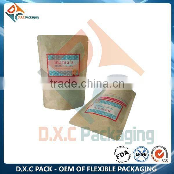 China Supplier Stand-up Pouch Custom Order Design Your Own