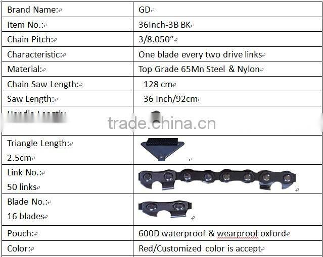 36-inch wood cutting hand saw cutting saw blade long handle chain saw