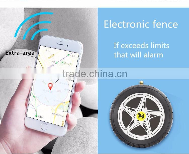 Multiple positioning mini wheel GPS tracker for car