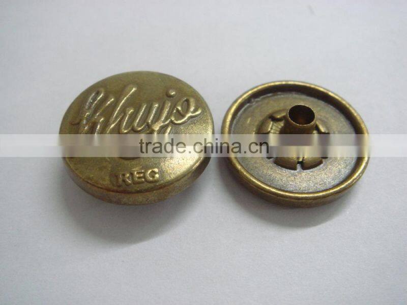 20mm cheap metal snap button for women clothes