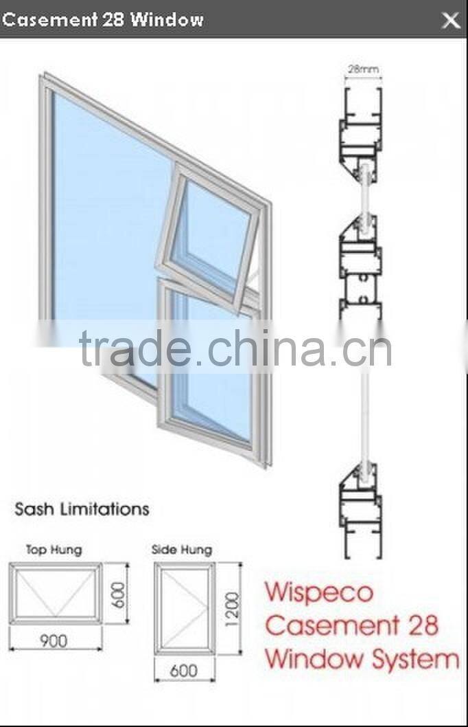 Aluminum extrusion profile for stepladder/ ladder