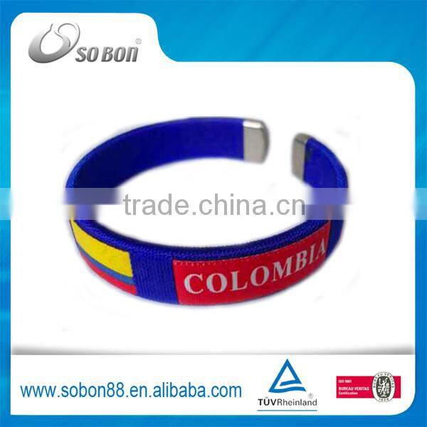 2014 brazil world cup promotion gift nylon thread bracelets
