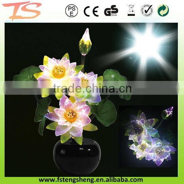 Fiber optic led lotus flower light Wedding Decor Artificial Led Lamp
