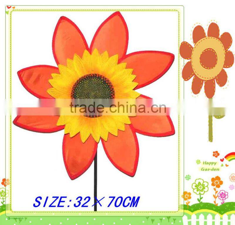 2016 Fashion polyester high quality Windmill toys garden decorations