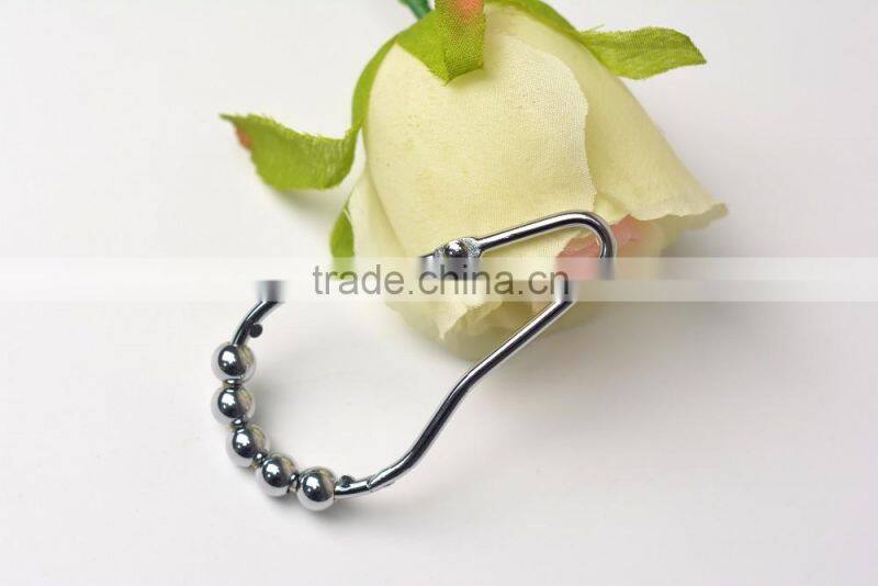 The gourd buckle shower curtain hooks/ steel shower curtain hooks/stainless steel shower curtain hooks