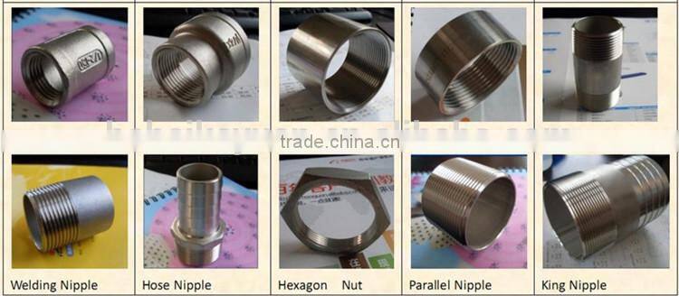 150lb BSP/ NPT Threaded/Screwed Hydraulic Stainless Steel street elbow