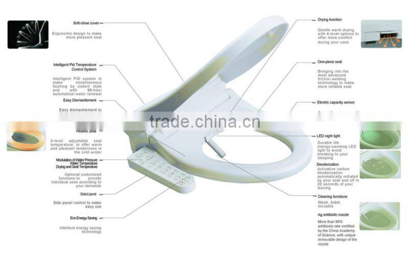 Special design women's intelligent toilet seat