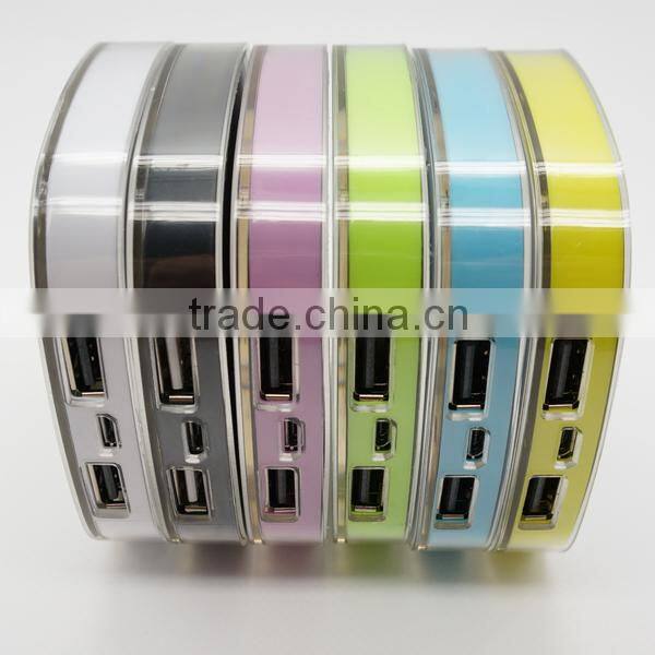 most favorable professional double usb smart power bank with good price CE FCC ROHS