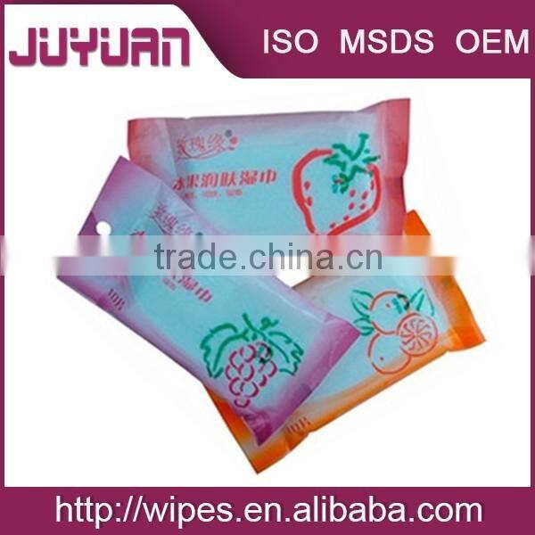 soft cleaning alcohol free scented hand wipes with iso