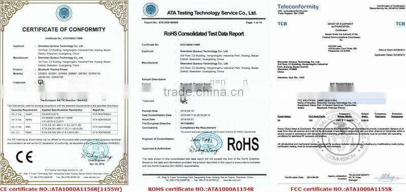 Wholesale Bluetooth usb receipt portable Mini Data thermal barcode printer QS5805